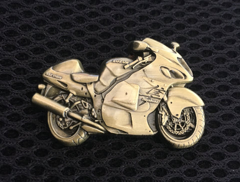 SUZUKI HAYABUSA ( Gen 1 finished in Antique Bronze) 3D Lapel Badge