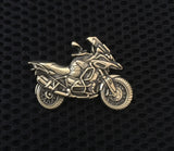 BMW R1250 GSA  GEN 1 ) Antique Bronze 3D Lapel Badge