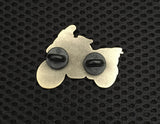 BMW R1250 GSA  GEN 1 ) Antique Bronze 3D Lapel Badge
