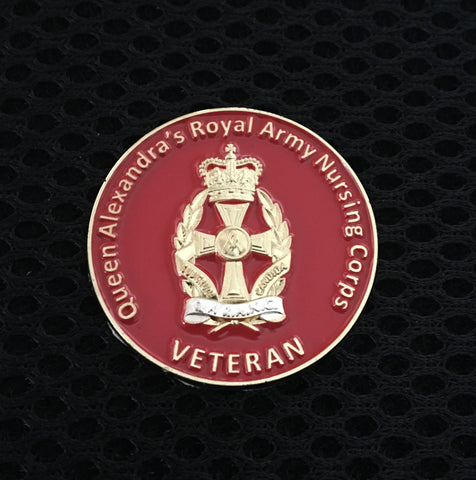 Queen's Alexandra a Royal Army Nursing Corps Veteran ( QAR-V ) Lapel Badge 30mm C37