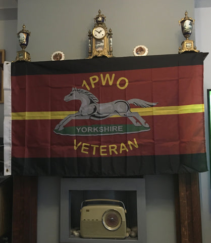 Prince of Wales’s Own Regiment of Yorkshire 5 x3 Flag VETERAN  ( 1PWO )