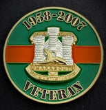 Devon and Dorset Regt. Mobile phone disc ( DD-S/A ) 3D 30mm