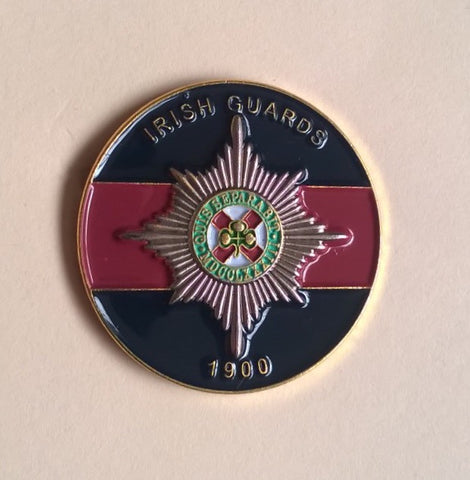 Irish Guards ( IG-B ) Colours Lapel Badge 30mm 3D C28