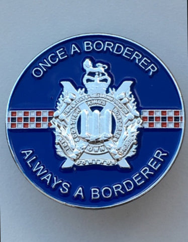 Kings Own Scottish Borderers Colours ( KOSB-B ) 30mm 3D Lapel Badge C48