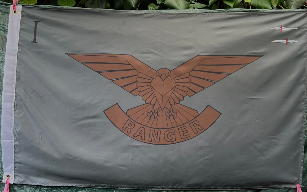 Uk Ranger Logo 1 Ranger Regiment 5’ x 3’ Colours Flag ( 1RR ) – British Army Infantry ...