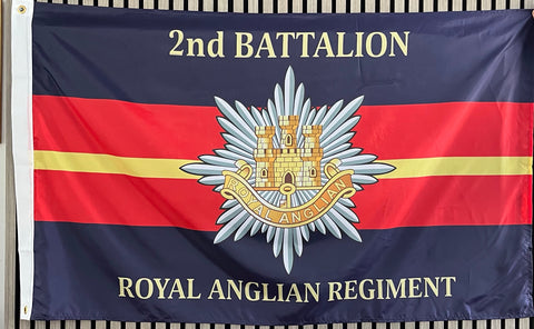 2nd Battalion Royal Anglian Regiment 5 x 3 Colours Flag ( 2RANG )