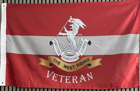 Duke of Wellington Regiment Veteran 5’x3’ Flag ( DWR-V/N )