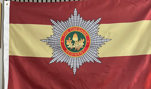 Cheshire Regiment 5’x3’ Colours Flag ( CR-CB )