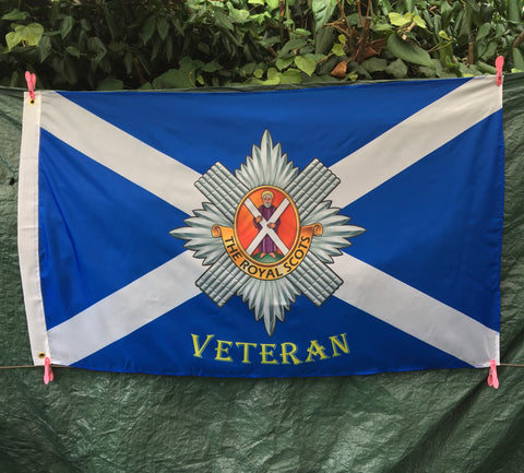 Royal Scots Veteran 5’ x 3’ Colours Flag ( RS-V )