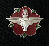 Parachute Regiment Silver( PARA-S ) Flower 🌺 of Remembrance 3D Lapel Pin