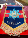 Royal Anglian Regiment Veteran Pendant ( R.ANG-V/P ) Gold Fringe