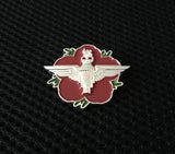 Parachute Regiment Silver( PARA-S ) Flower 🌺 of Remembrance 3D Lapel Pin