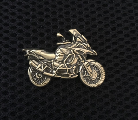 BMW R1250 GS ( GEN 1 ) Antique Bronze 3D Lapel Badge