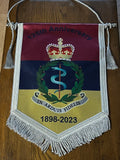 RAMC 125 YEAR ANNIVERSARY COLOURS PENNANT ( RAMC125-P )