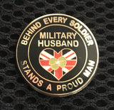 Military Husband Soldier ( MHSOLD ) 25mm 2D Lapel Badge