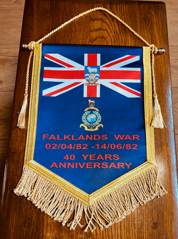 Royal Marines Falklands War 40th Anniversary Pennant ( RM/FW-P )