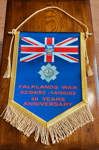 Scots Guards Falklands War 40th Anniversary Pennant ( SG/FW-P )
