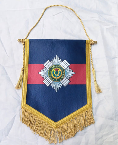 Scots Guards Colours Pendant ( SG-P B4 ) Gold Fringe
