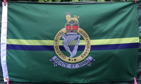 Queens Royal Irish Hussars 5 x 3 Colours Flag ( QRIH )