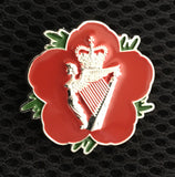 Royal Irish Regiment ( R.IRISH ) Flower 🌺 of Remembrance 3D Lapel Pin