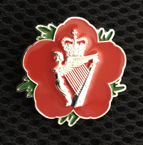 Royal Irish Regiment ( R.IRISH ) Flower 🌺 of Remembrance 3D Lapel Pin