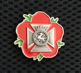 Duke of Edinburgh Royal Regiment ( DERR-64 ) Flower 🌷of Remembrance Lapel Pin