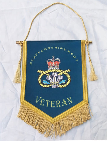 Staffordshire Regiment Veteran Colours Pendant ( SR-P/V )
