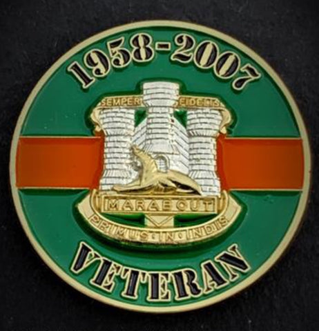 Devon and Dorset Regiment Veteran ( DD-C69 ) Colours Lapel Badge 30mm