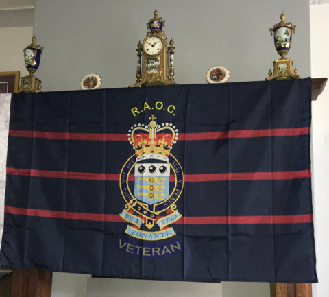 Royal Army Ordnance Corps 5 x 3 Colours RAOC VETERAN  Flag