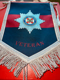 Irish Guards Veteran Pendant ( IG-V/P/SF ) Silver Fringe