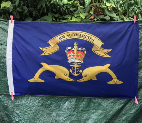 HM Submarines 5’ x 3’ Colours Flag ( HMS )