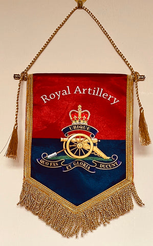 Royal Artillery  Pendant ( RA-P ) Gold Fringe