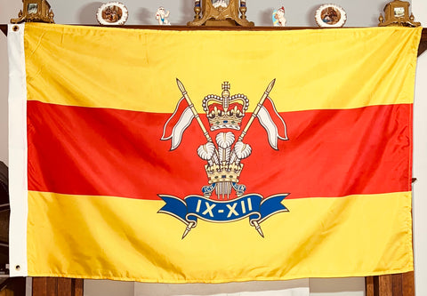 9th/12th Royal Lancers 5’ x 3’ Colours Flag ( 9/12RL-F )
