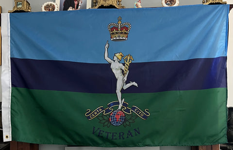 Royal Corps of Signals Veteran 5 x 3 Colours Flag ( RCS -V/F )