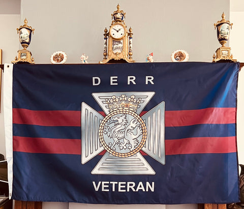 Duke of Edinburgh Royal Regiment 5’ x 3’ Veteran Flag ( DERR-V/F )