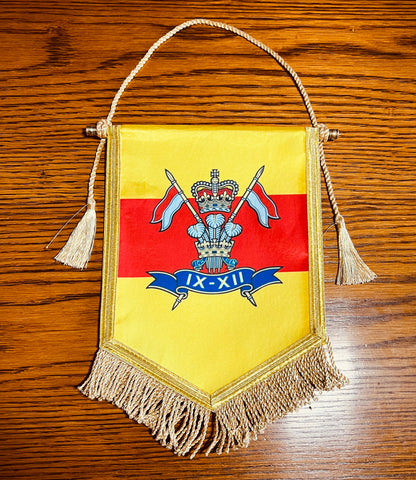 9th/12th Royal Lancers Colours Pendant ( 9/12 RL/P )