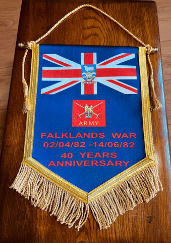 Army Falklands War 40th Anniversary Pennant ( A/FW-P )