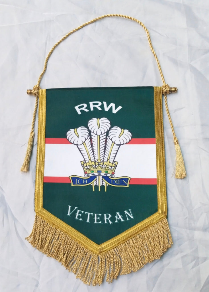 Royal Regiment of Wales RRW Colours Pendant Veteran RRW-P/V – British ...
