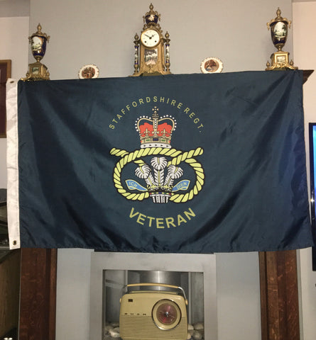 Staffordshire Regiment Veteran 5 x 3 Colours Flag SR-V