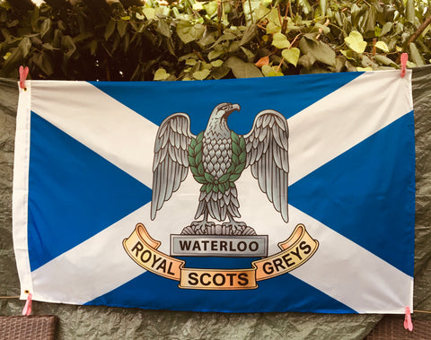 Royal Scots Greys  5’ x 3’ Colours Flag ( RSG )