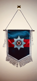 Irish Guards Pendant ( IG/P-SF ) Silver Fringe