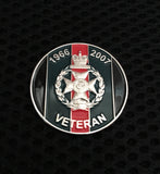 Royal Green Jackets Veteran ( RGJ-V ) Colours Lapel Badge
