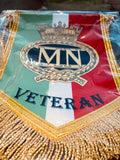 Merchant Navy Veteran Colours Pendant ( MN-V/P ) Gold Fringe