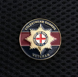 Coldstream Guards Veteran ( CG-V ) 28mm Colours 3D Lapel Badge C96