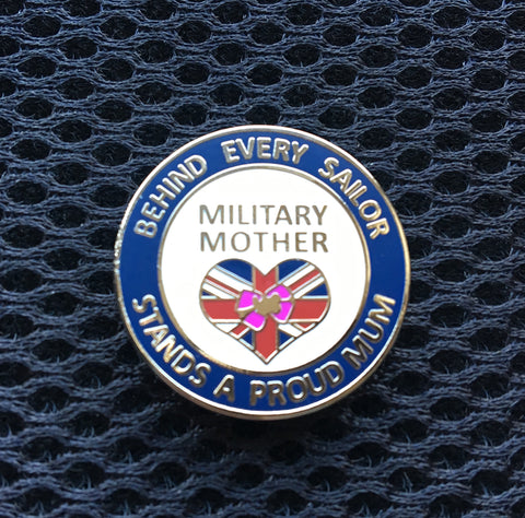 Military Mother Sailor ( MMSAIL ) Lapel Badge 25mm