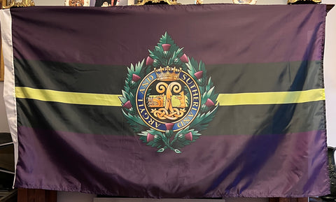 Argyll and Sutherland Highlanders 5 x 3 Colours Flag ( ASH-CB )
