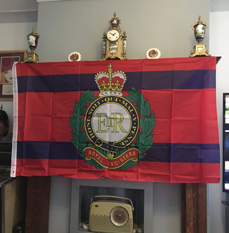 Royal Engineers 5 x 3 Colours Flag RE