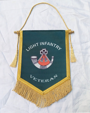 Light Infantry Veteran Colours Pendant ( LI-V/P ) D4