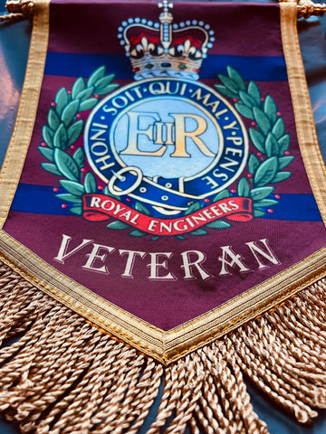 Royal Engineers Veteran Colours Pendant ( RE-V/P )