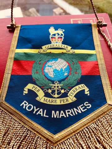 Royal Marines Pendant ( RM/P ) Gold Fringe as